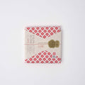 Premium Face Towel – Kanoko Red 30 x 30cm