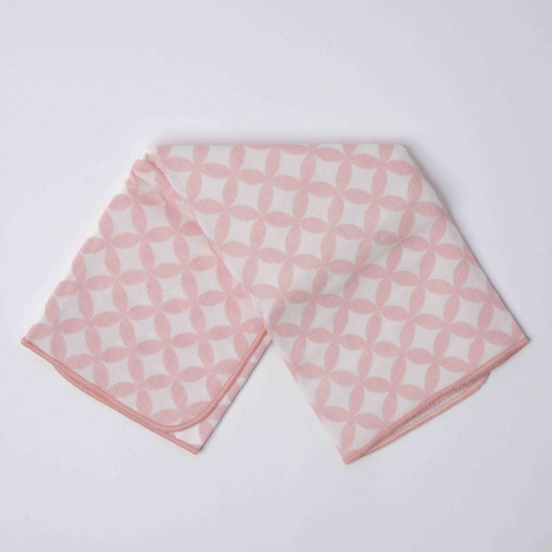 Premium Face Towel – Circle Pink 30 x 30cm