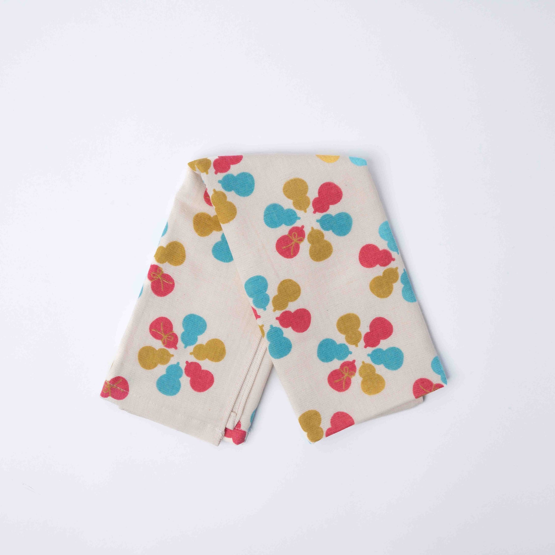 Premium Tenugui Towel – Bright Gourd White 90 x 39cm