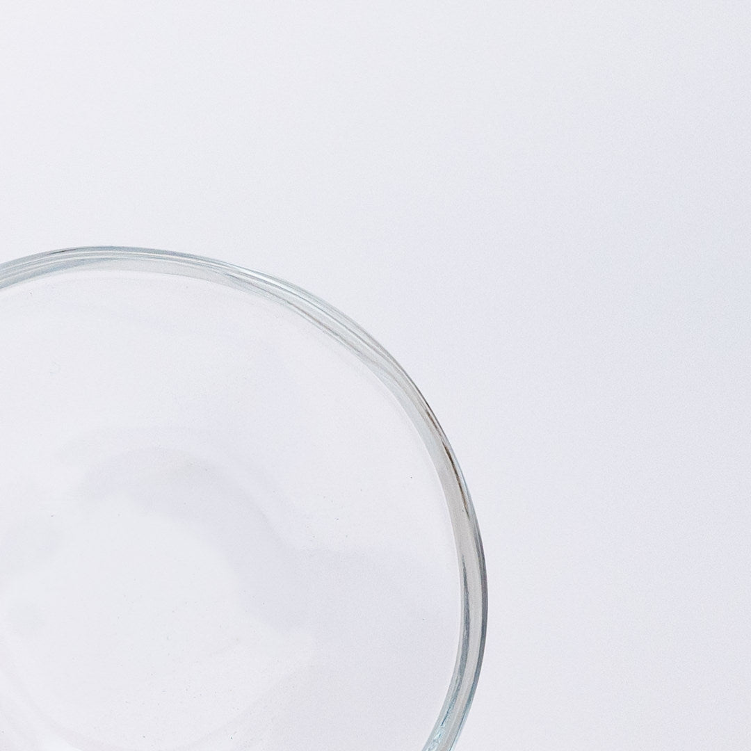 Premium 9cm Transparent Glass Small Dish Dishwasher Microwave Safe