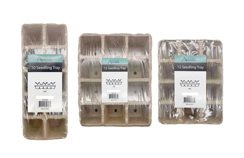 Brown Paper Seedling Tray Compartments - 288 Assorted, Versatile Planter - SuperSaverAU - view 1