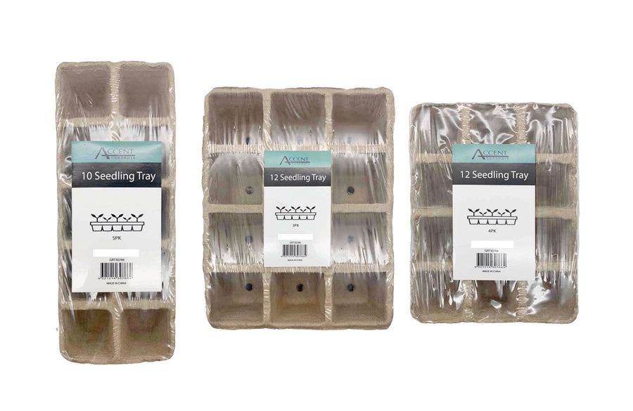 Brown Paper Seedling Tray Compartments - 288 Assorted, Versatile Planter - SuperSaverAU - view 1