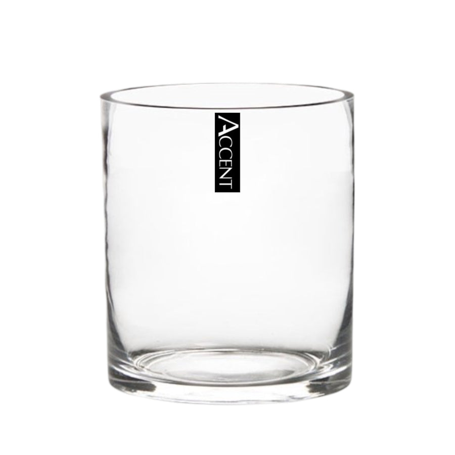 Clear Glass Cylinder Vase 16cm - Set of 12, Stylish Home Decor - SuperSaverAU - view 1