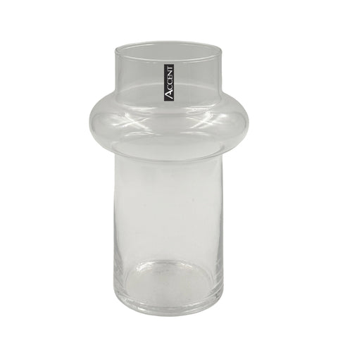 Tina Glass Vase 12 Pack, Clear, 10x10x25 cm, Limited Batch - SuperSaverAU - view 1