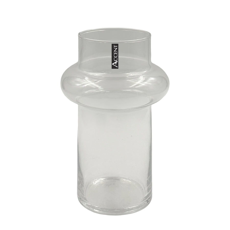 Tina Glass Vase 12 Pack, Clear, 10x10x25 cm, Limited Batch - SuperSaverAU - view 1