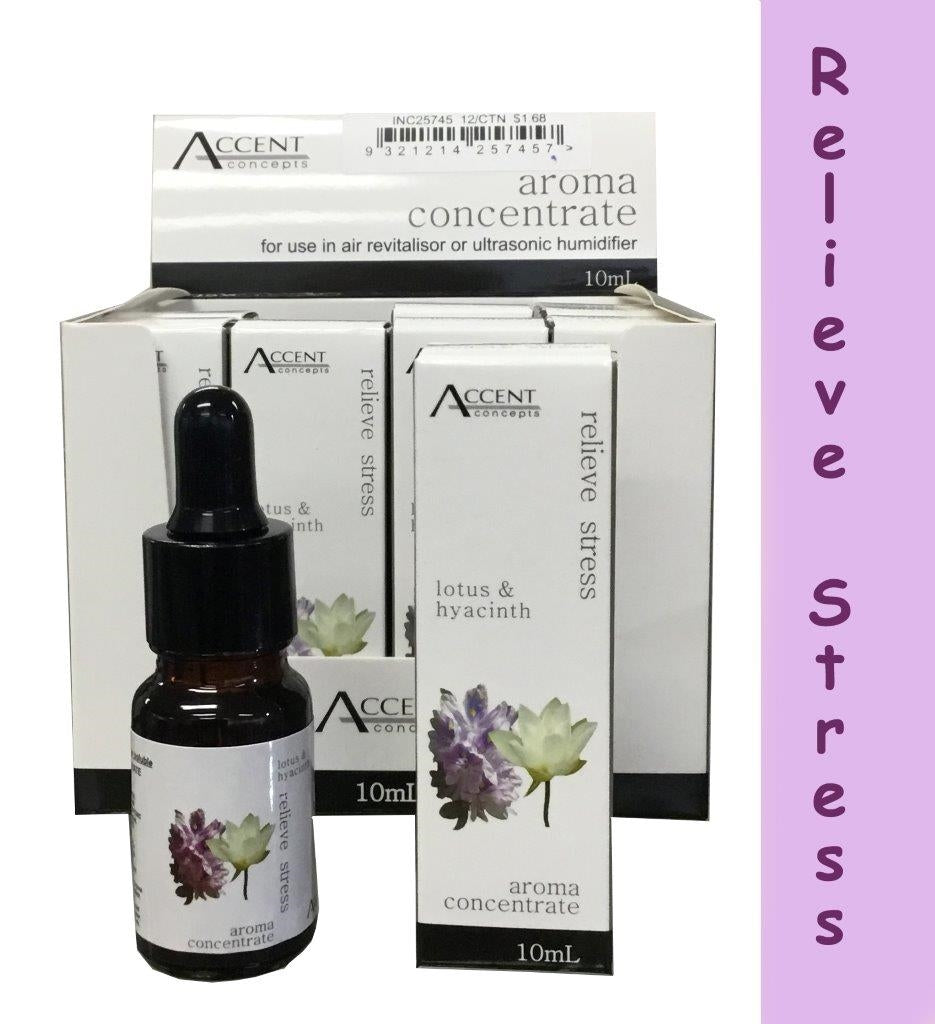 Lotus + Hyacinth 12 x 10ml Oils Set - Clear, 2kg, Overall Dimensions: L x W x H cm - SuperSaverAU - view 1