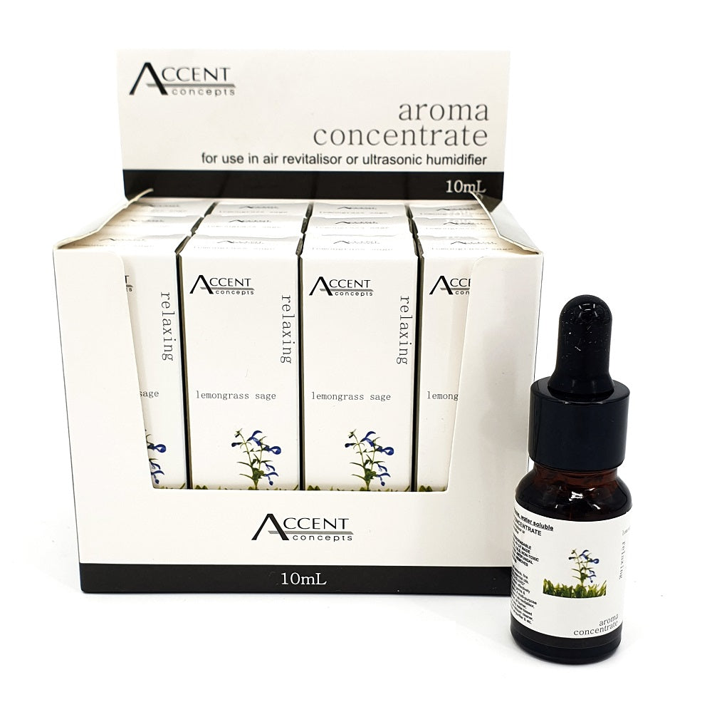 Lemongrass Sage Aroma Oil - 10ml with 12 Units