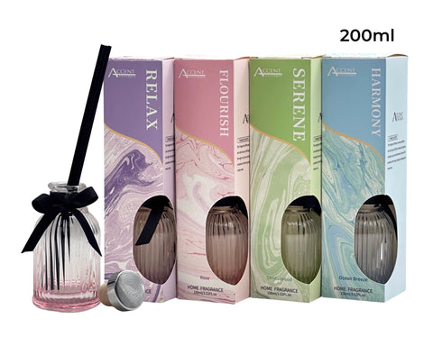 Wellness Fragrance Diffuser 200ml - 12 Assorted Aromatherapy Oils - SuperSaverAU - view 1
