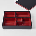 Premium Black 27cm Bento Box Dishwasher Microwave Safe