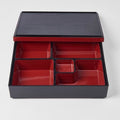 Premium Black 27cm Bento Box Dishwasher Microwave Safe