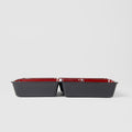 Premium Black Bento Box 5 Section Insert Dishwasher Microwave Safe