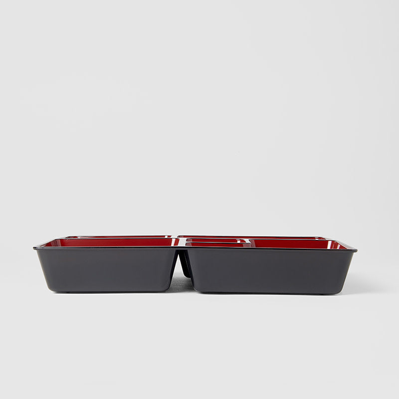 Premium Black Bento Box 5 Section Insert Dishwasher Microwave Safe