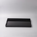 Premium Rectangular Black Lacquerware Tray – 42cm Serving Tray