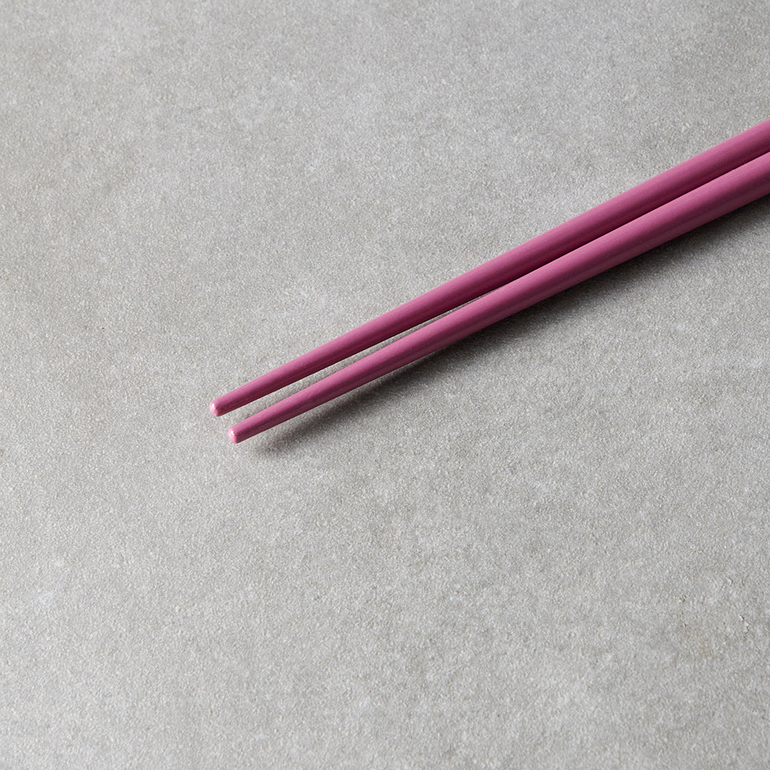 Premium Plum White Lacquered Chopsticks Dishwasher Microwave Safe