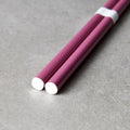 Premium Plum White Lacquered Chopsticks Dishwasher Microwave Safe