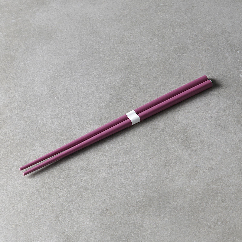 Premium Plum White Lacquered Chopsticks Dishwasher Microwave Safe