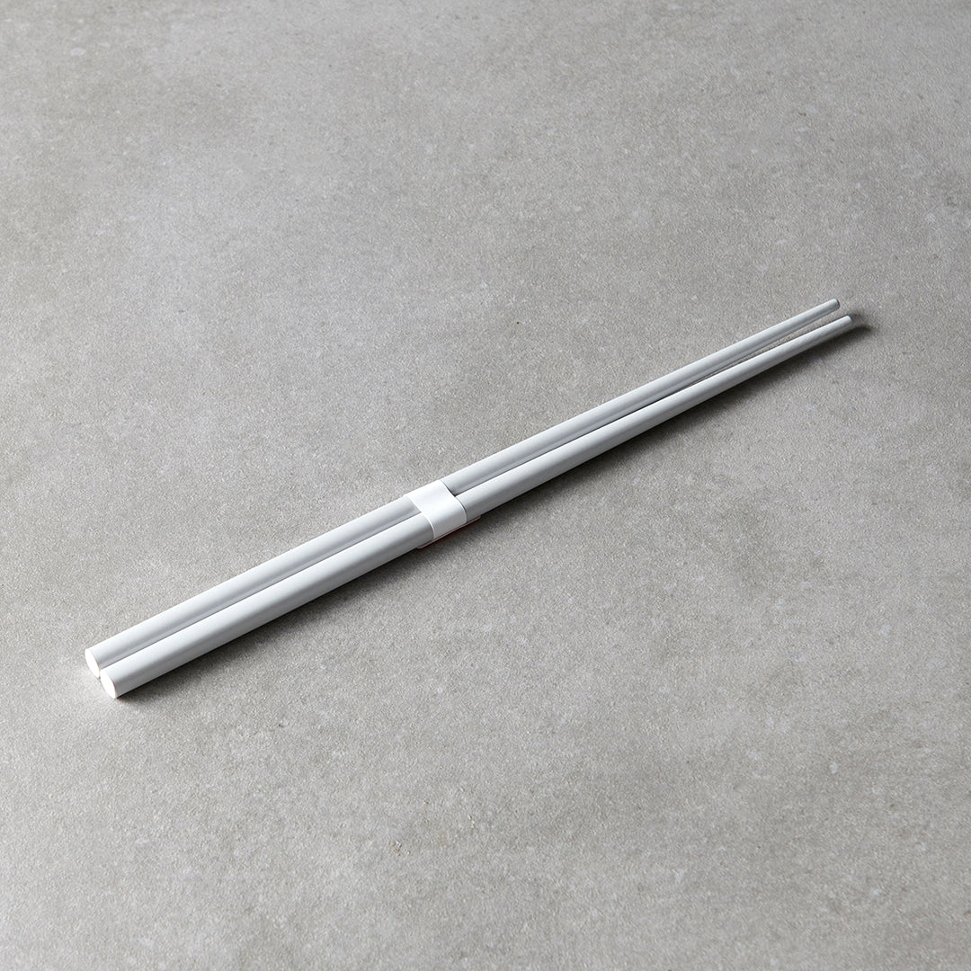 Premium Grey White Lacquered Chopsticks Dishwasher Microwave Safe
