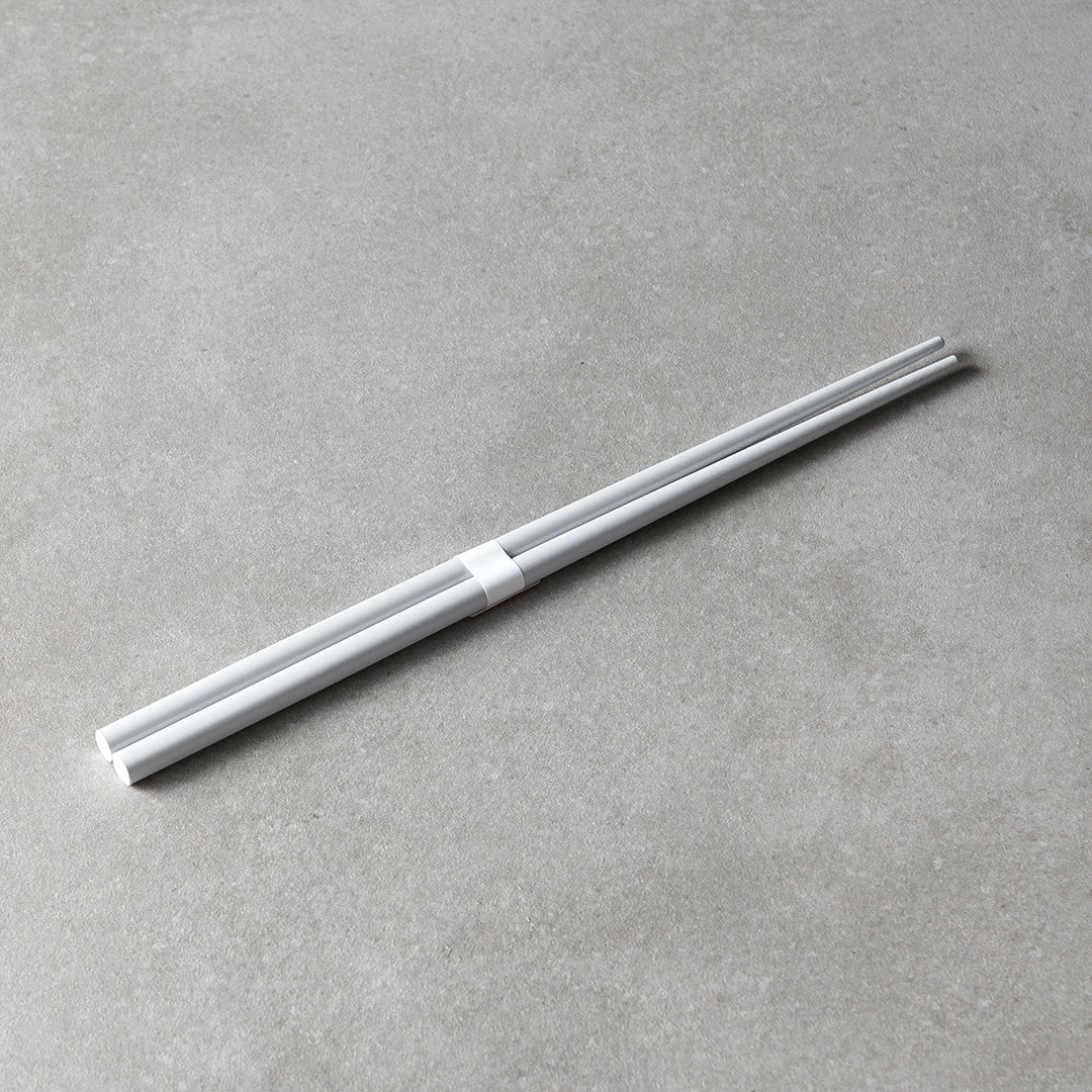 Premium Grey White Lacquered Chopsticks Dishwasher Microwave Safe