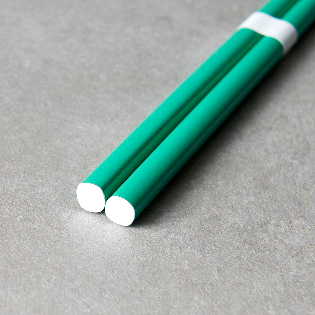 Premium Green White Lacquered Chopsticks Dishwasher Microwave Safe