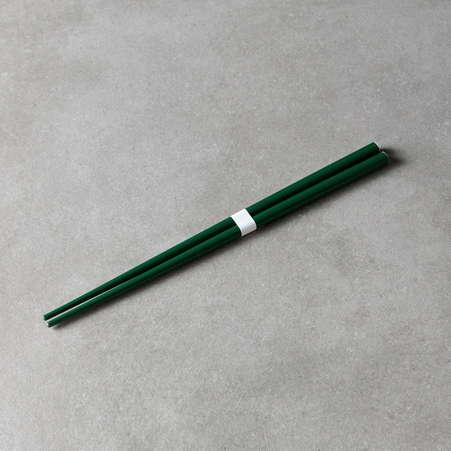 Premium Dark Green White Lacquered Chopsticks Dishwasher Microwave Safe
