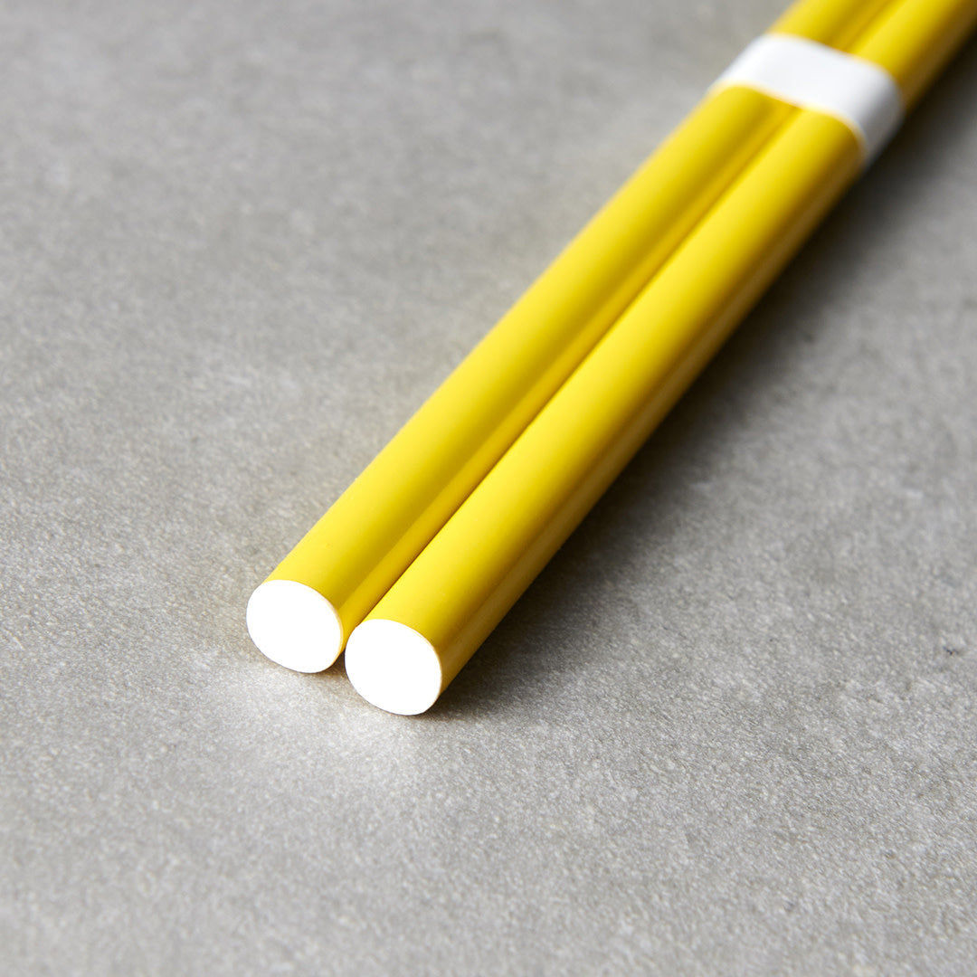 Premium 23cm Light Yellow White Chopsticks Dishwasher Microwave Safe