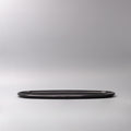Premium 42.5cm Black Lacquerware Glaze Oval Platter Dishwasher Microwave Safe
