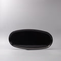 Premium 42.5cm Black Lacquerware Glaze Oval Platter Dishwasher Microwave Safe