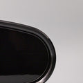 Premium 42.5cm Black Lacquerware Glaze Oval Platter Dishwasher Microwave Safe