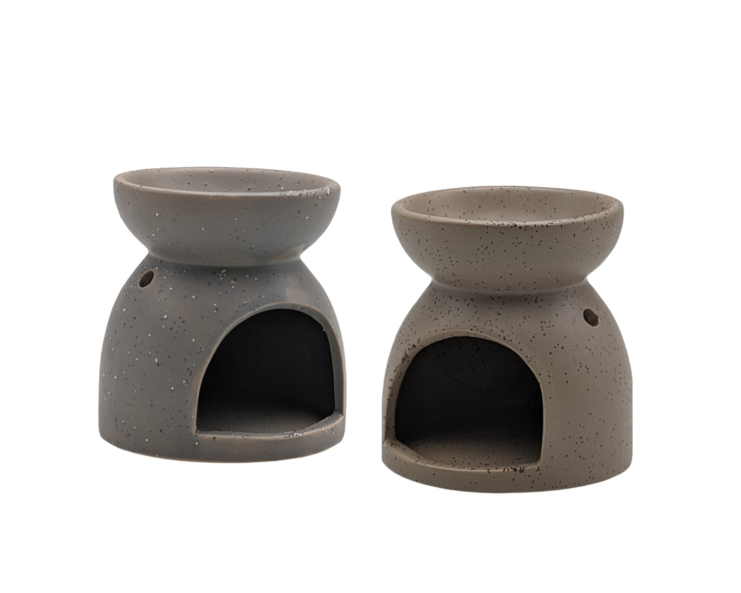 Embossed Stone Look Oil Burner - 10cm, Multi Colour, Set of 24