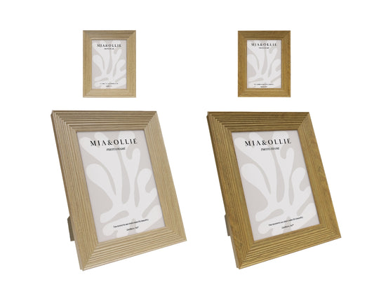Oak Set of 2 Photo Frames 5x7in - Oak