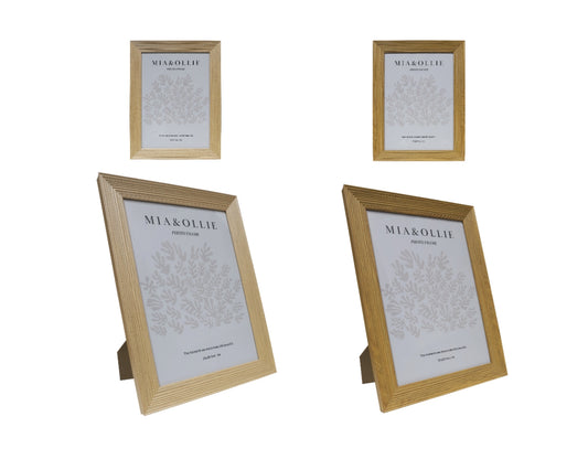 Oak Set of 2 Photo Frames A4 Size - 21x29cm