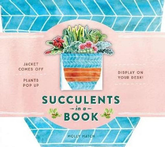 UpLifting Editions Book with Pop-Up Succulents & Cacti Display - Jacket