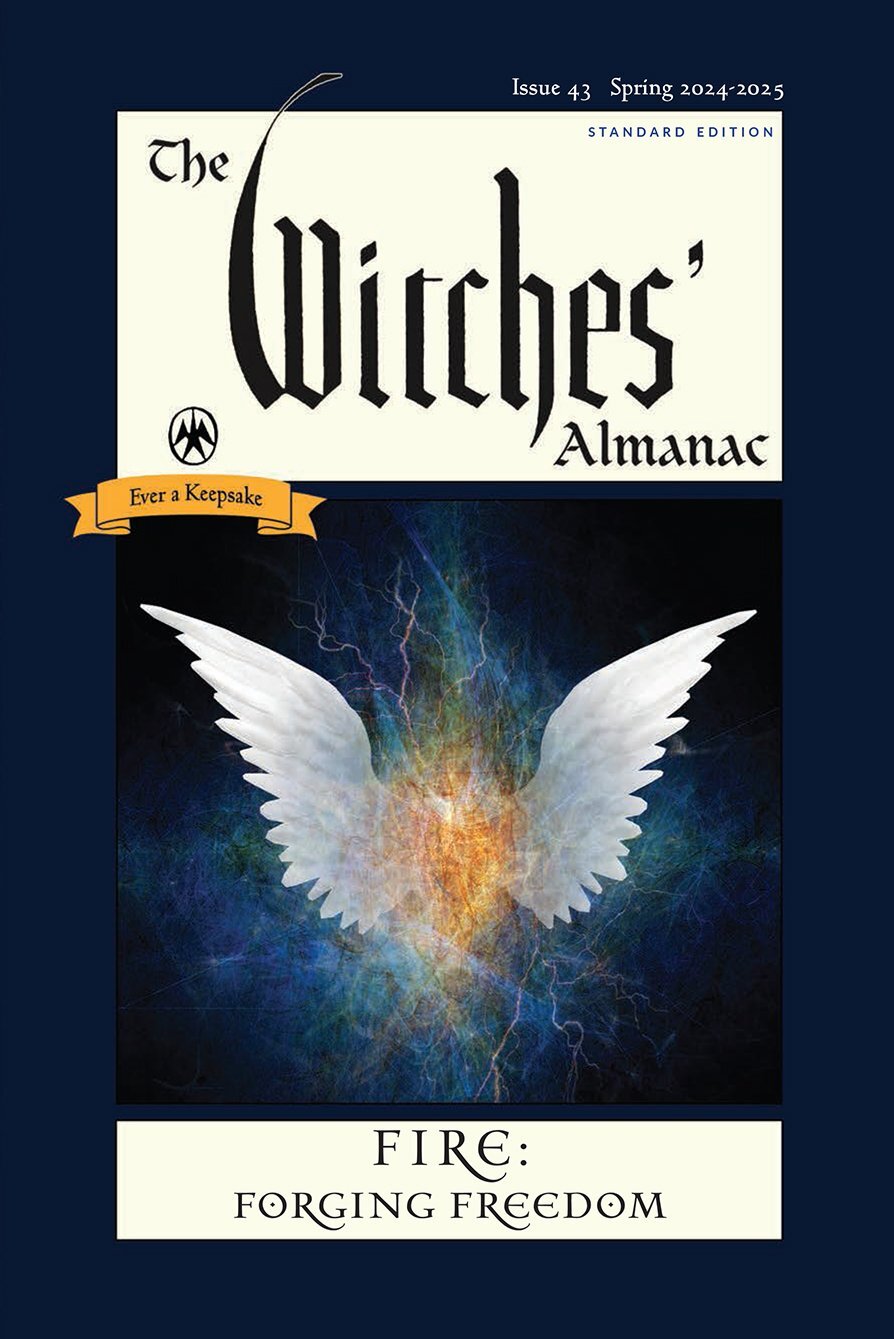 Witches' Almanac 2024 Issue 43 Paperback - Mystic Annual Guide Fire Theme