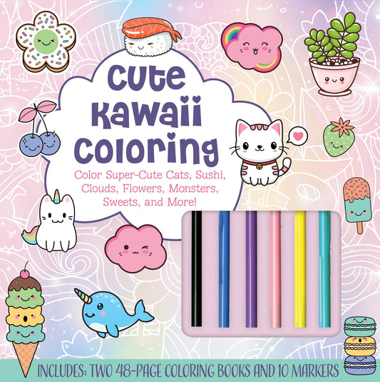 Cute Kawaii Coloring Kit: Activity Set