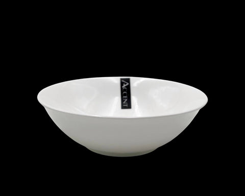 24 White Bone China Bowls 6.4in - Stylish & Simple Kitchen Essential - SuperSaverAU - view 1