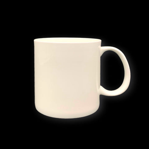 24 White Bone China Mugs Straight 400ml - Durable & Elegant Design - SuperSaverAU - view 1