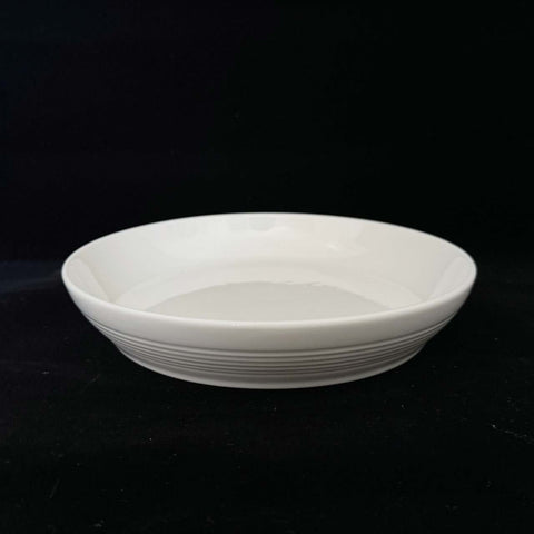 bulk 24 White Fine Bone China Embossed Side Plate 19cm - SuperSaverAU - view 1