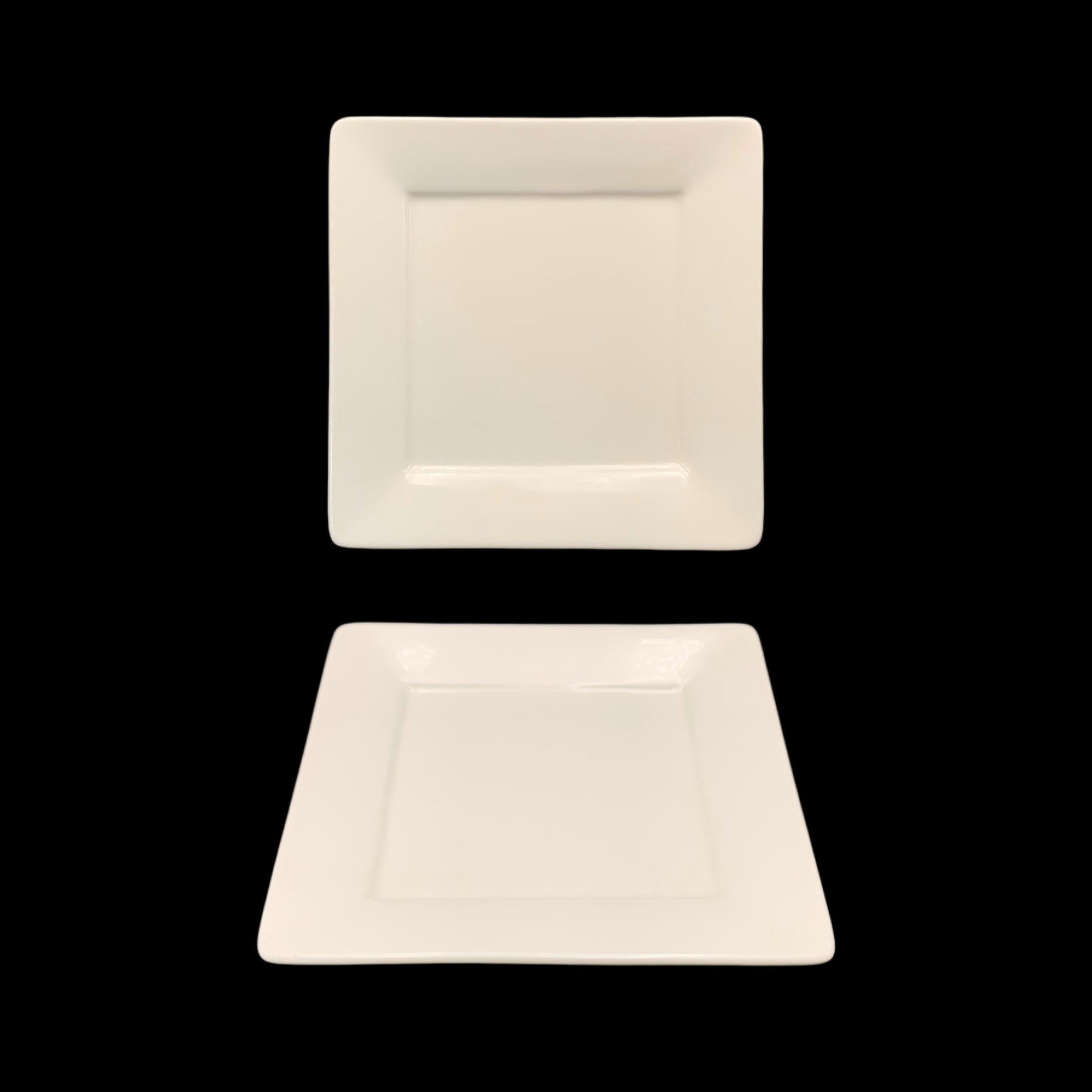 White New Bone China Square Side Plate 15cm - Set of 24 - SuperSaverAU - view 1