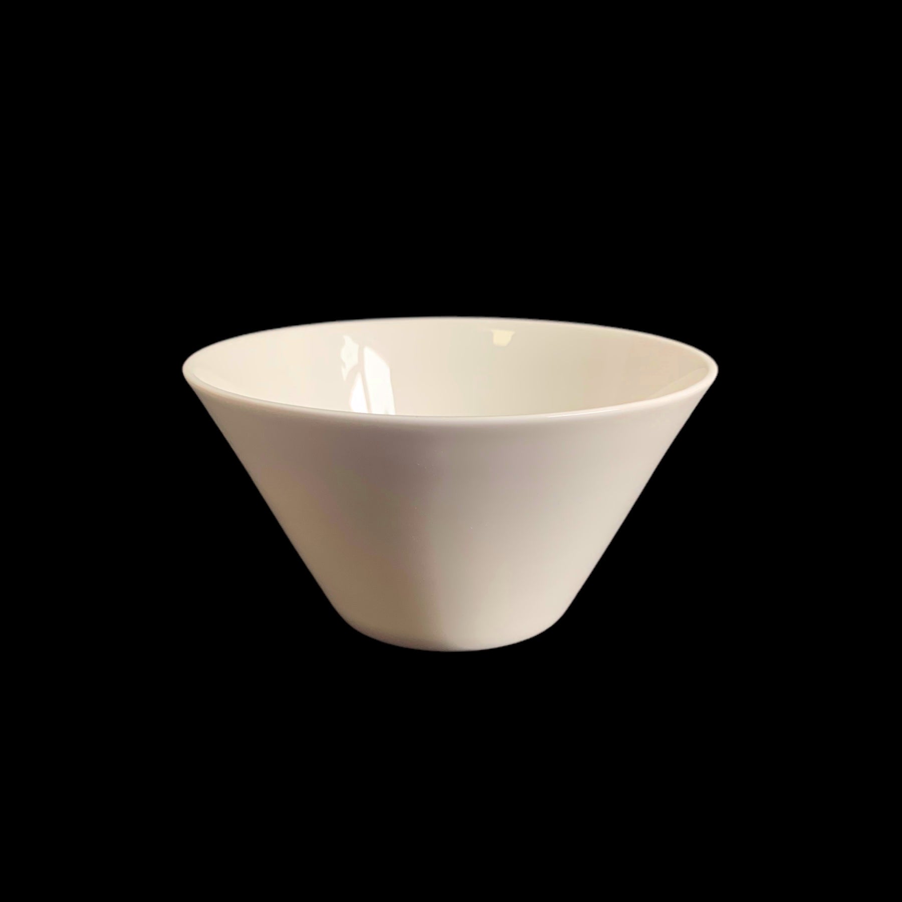 24 White Fine Bone China V Shape Bowls 5.5in 14cm - Durable & Elegant - SuperSaverAU - view 1