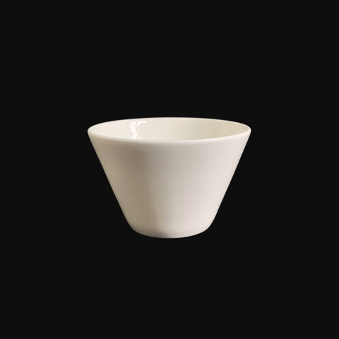 24 White Fine Bone China V Shape Bowls 4.25in (11cm) - Durable & Elegant - SuperSaverAU - view 1