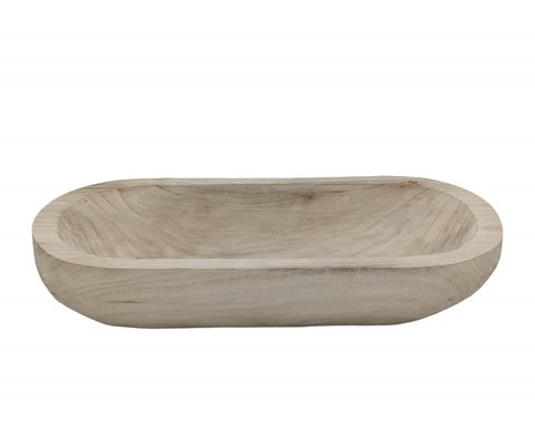 bulk 4 Wood Boat Tray Rectangle 45cm - SuperSaverAU - view 1