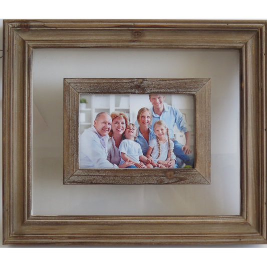 Single Glass Photo Frame with Stand & Hook - 32cm