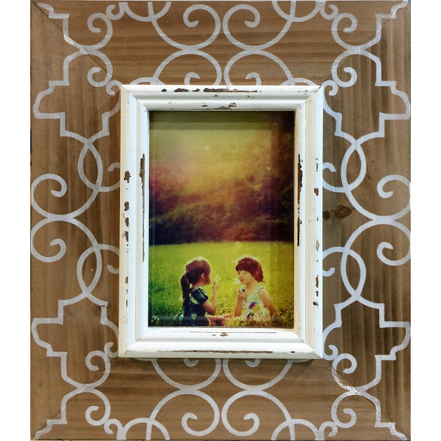 Rustic Single Photo Frame 28cm - Decorative MDF Wood Frame for Treasured Memories