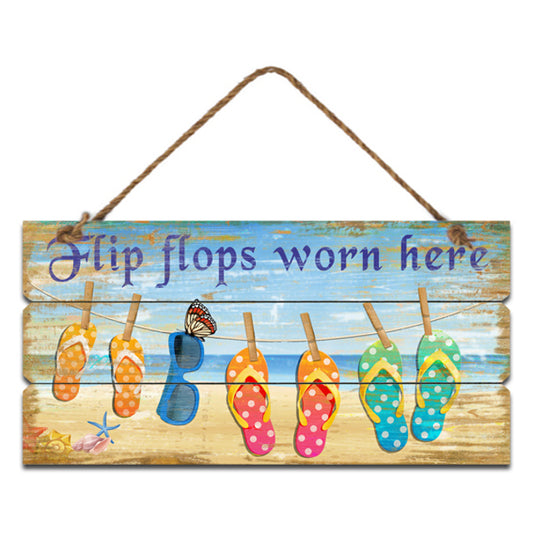 Rustic Rope Hanging Sign - MDF Paper Finish