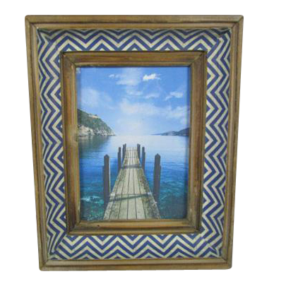 Antique Single Photo Frame 26cm - Rustic Wood Decorative Frame for Memories