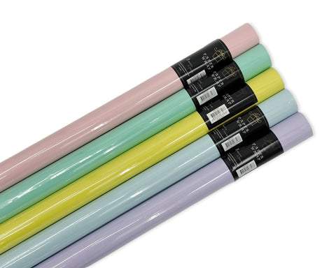 Pastel Colour Gift Wrap 50 Pack 70cm x 3m Assorted Cols 60gsm - SuperSaverAU - view 1