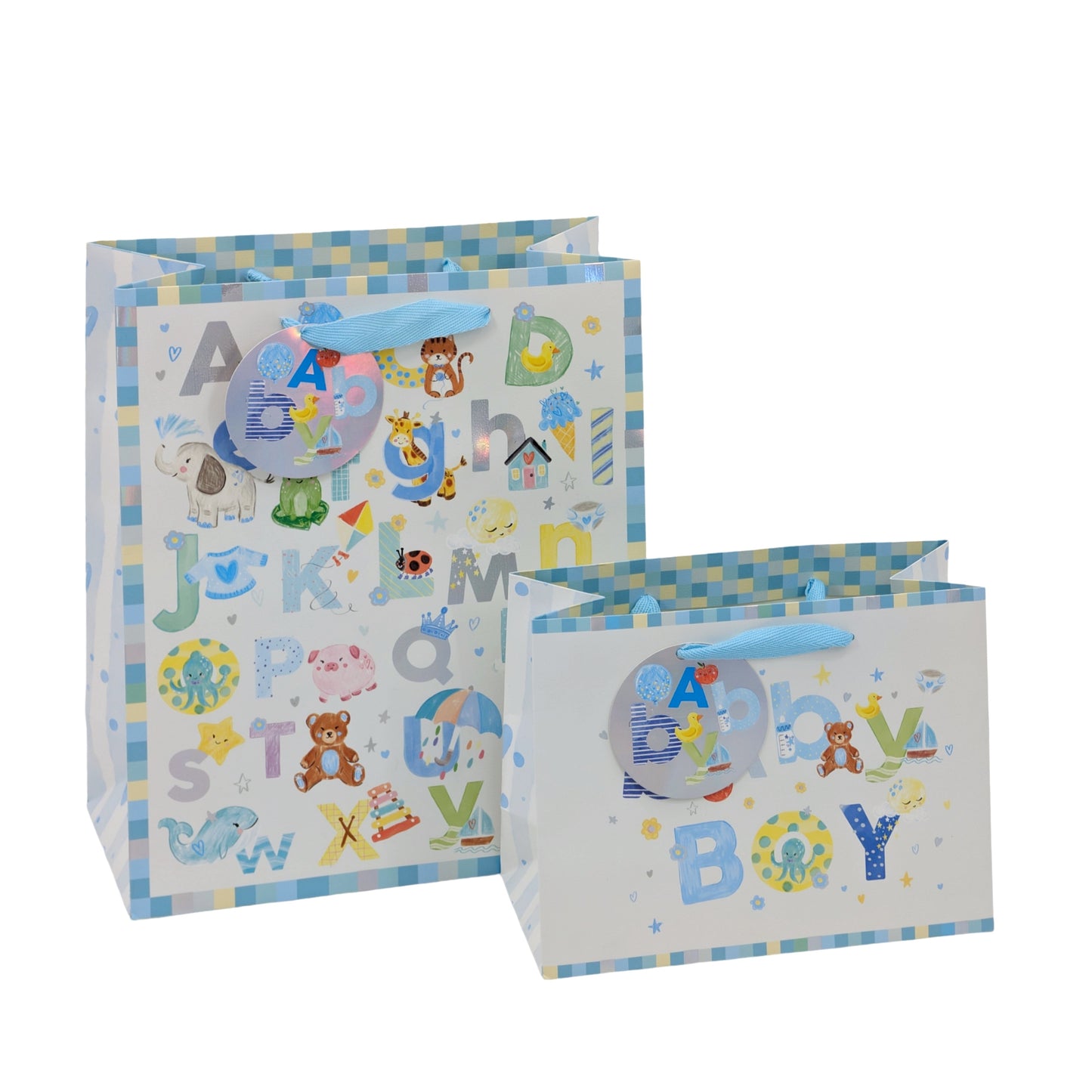 Medium Baby Boy Gift Bag - 24 Pack - 23cm