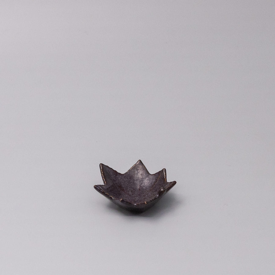 Raisin Maple Leaf 6cm Sauce Dish Japanese Tableware Microwave Dishwasher Safe