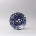 Premium 20cm Indigo Sakura Design Open Shallow Ceramic Bowl Dishwasher Microwave Safe