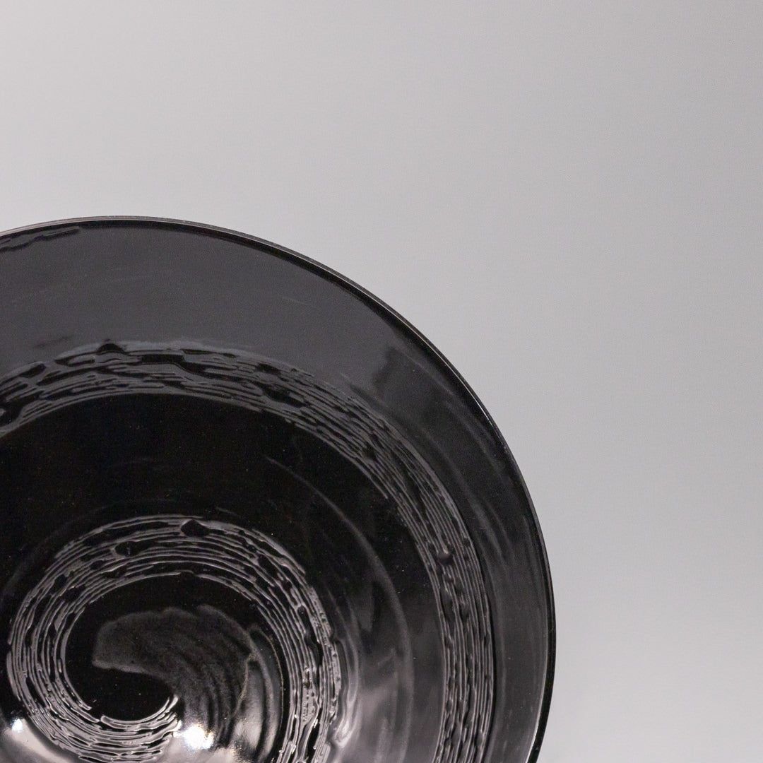 Serving Bowl 28cm Black Swirl Glaze - SuperSaverAU - view 2